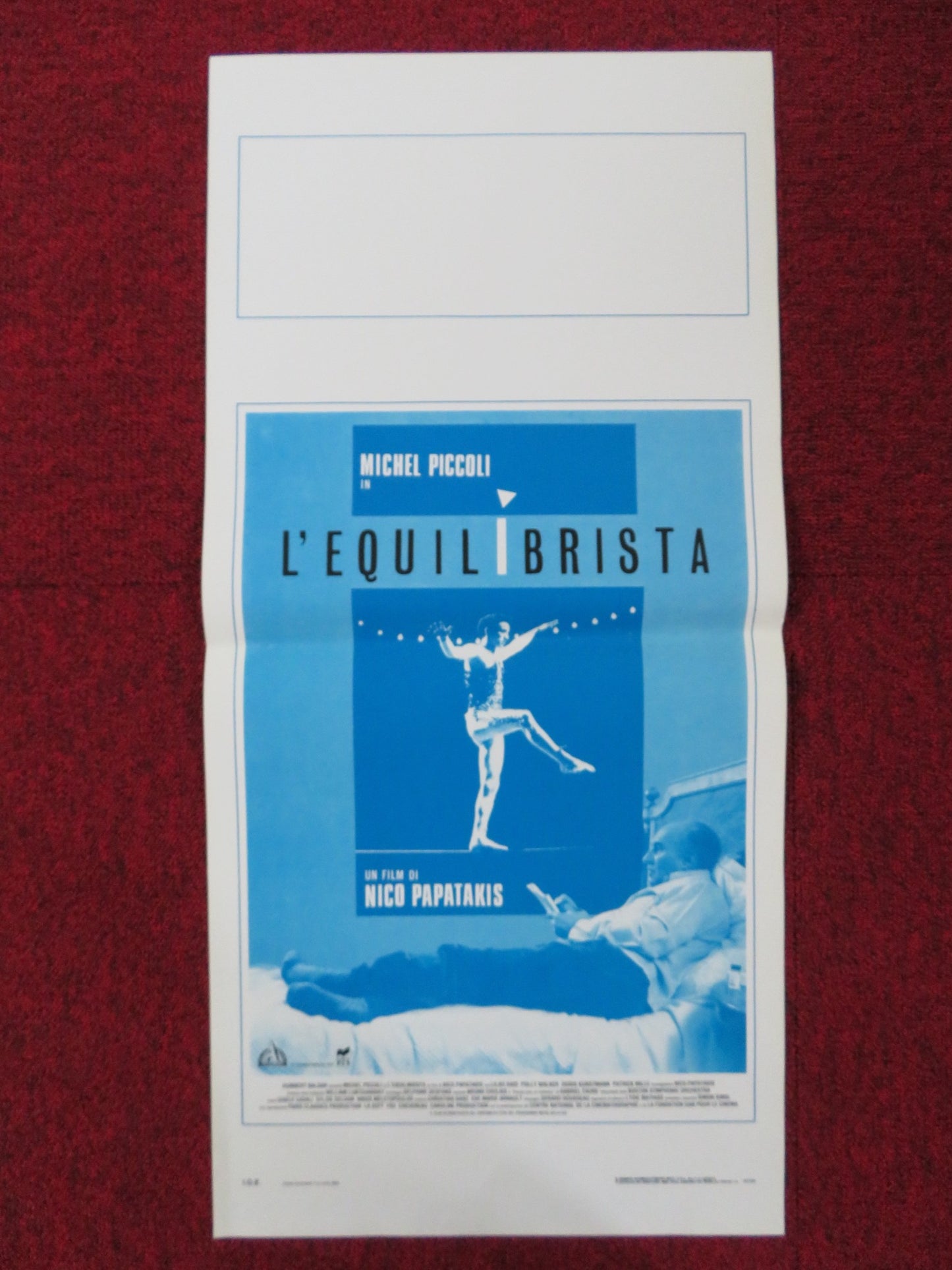 WALKING A TIGHTROPE ITALIAN LOCANDINA POSTER MICHEL PICCOLI 1993