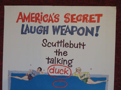 EVERYTHING'S DUCKY US INSERT (14"x 36") POSTER MICKEY ROONEY BUDDY HACKETT 1961