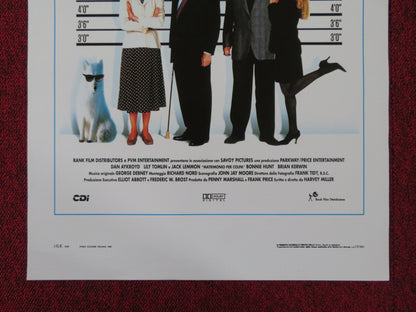 GETTING AWAY WITH MURDER ITALIAN LOCANDINA POSTER DAN AYKROYD LILY TOMLIN 1997