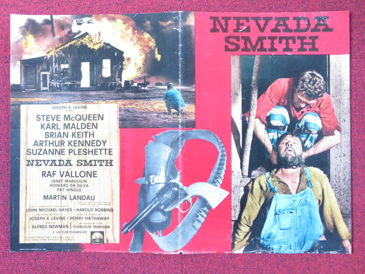 NEVADA SMITH - B ITALIAN FOTOBUSTA POSTER STEVE MCQUEEN KARL MALDEN 1966