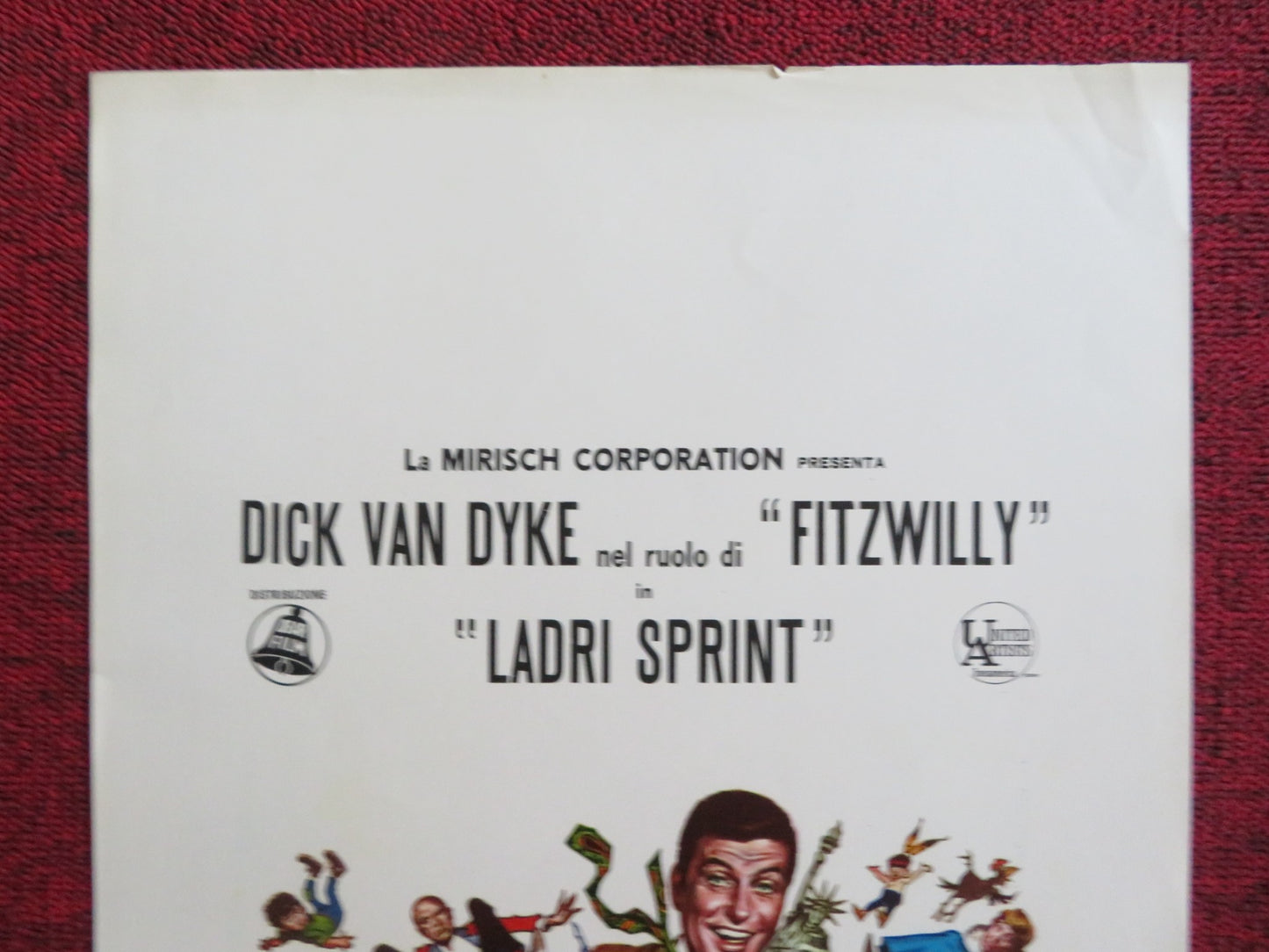 FITZWILLY ITALIAN LOCANDINA POSTER DICK VAN DYKE BARBARA FELDON 1968