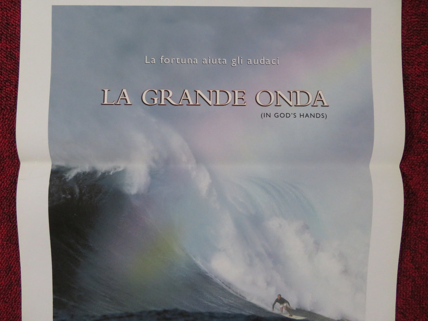 IN GOD'S HANDS ITALIAN LOCANDINA POSTER SHANE DORIAN MATT GEORGE 1998