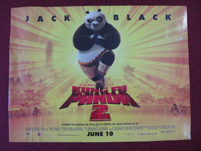 KUNG FU PANDA 2 UK QUAD (30"x 40") ROLLED POSTER JACK BLACK ANGELINA JOLIE 2011