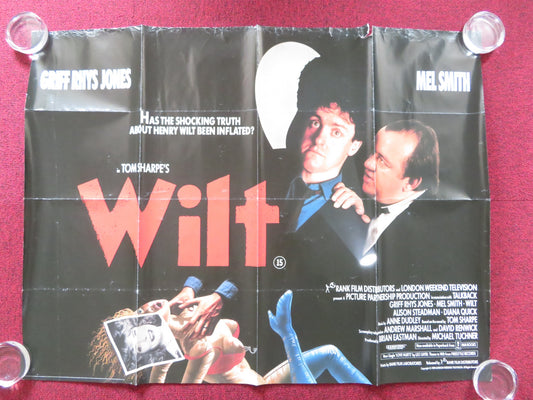 WILT UK QUAD (30"x 40") ROLLED POSTER GRIFF RHYS JONES MEL SMITH 1989