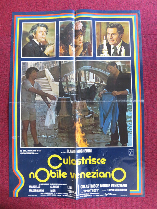 CULASTRISCE NOBILE VENEZIANO ITALIAN FOGLIO POSTER MARCELLO MASTROIANNI MORI '76