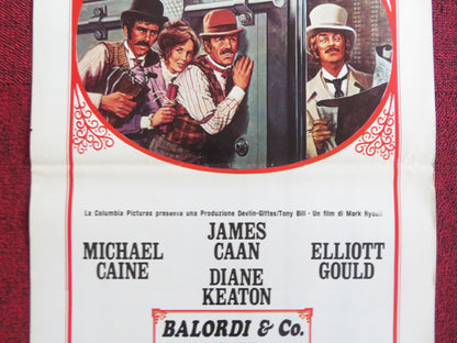 HARRY AND WALTER GO TO NEW YORK ITALIAN LOCANDINA POSTER JAMES CAAN 1976