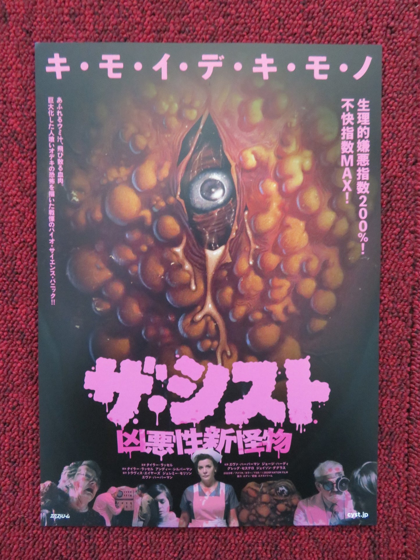 CYST JAPANESE CHIRASHI (B5) POSTER EVA HABERMANN GEORGE HARDY 2020