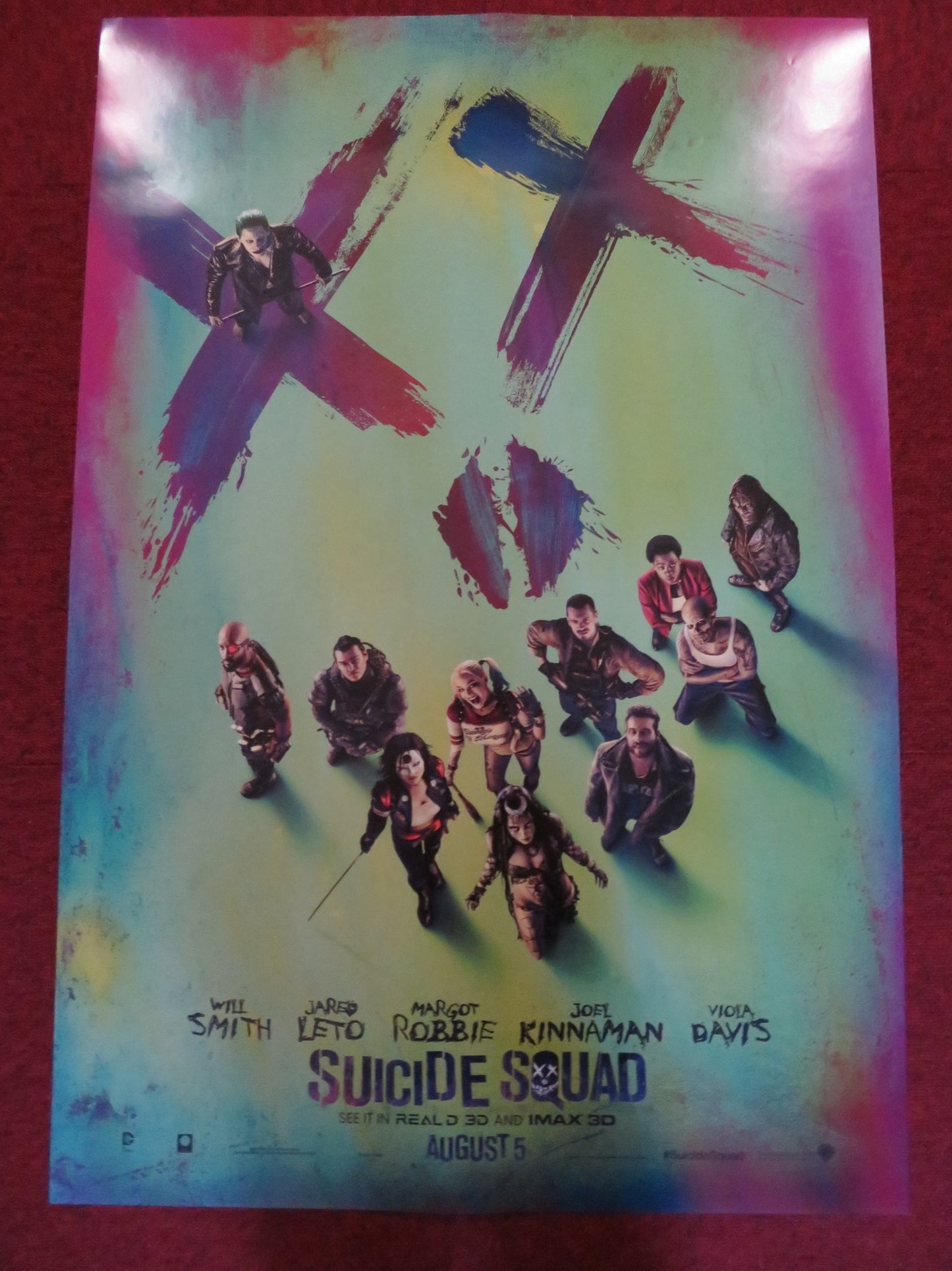 SUICIDE SQUAD - B US ONE SHEET ROLLED POSTER DC MARGOT ROBBIE WILL SMITH 2016