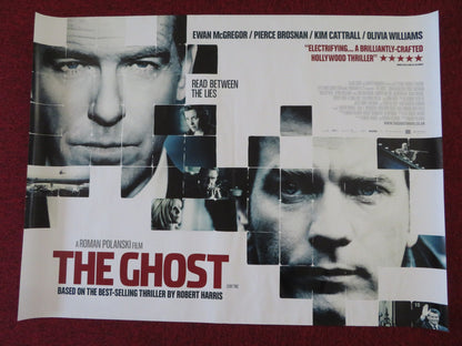 THE GHOST WRITER UK QUAD (30"x 40") ROLLED POSTER EWAN MCGREGOR P. BROSNAN 2010