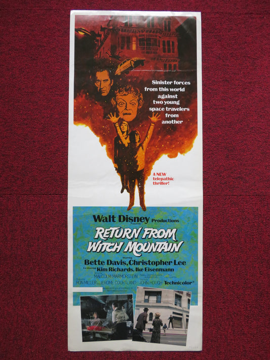 RETURN FROM WITCH MOUNTAIN US INSERT (14"x 36") POSTER BETTE DAVIS C. LEE 1978