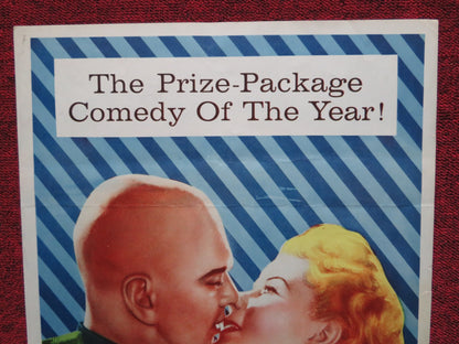 SURPRISE PACKAGE US INSERT (14"x 36") POSTER YUL BRYNNER MITZI GAYNOR 1960