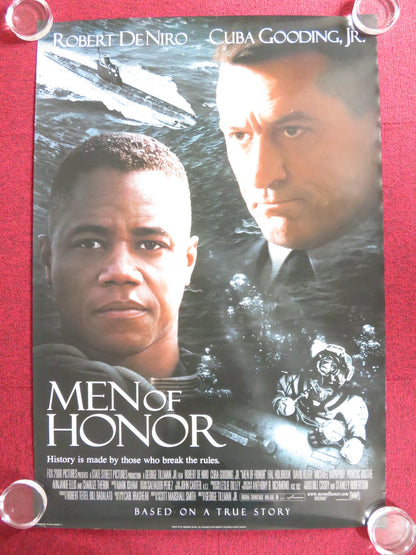 MEN OF HONOR US ONE SHEET ROLLED POSTER ROBERT DE NIRO CUBA GOODING JR. 2000