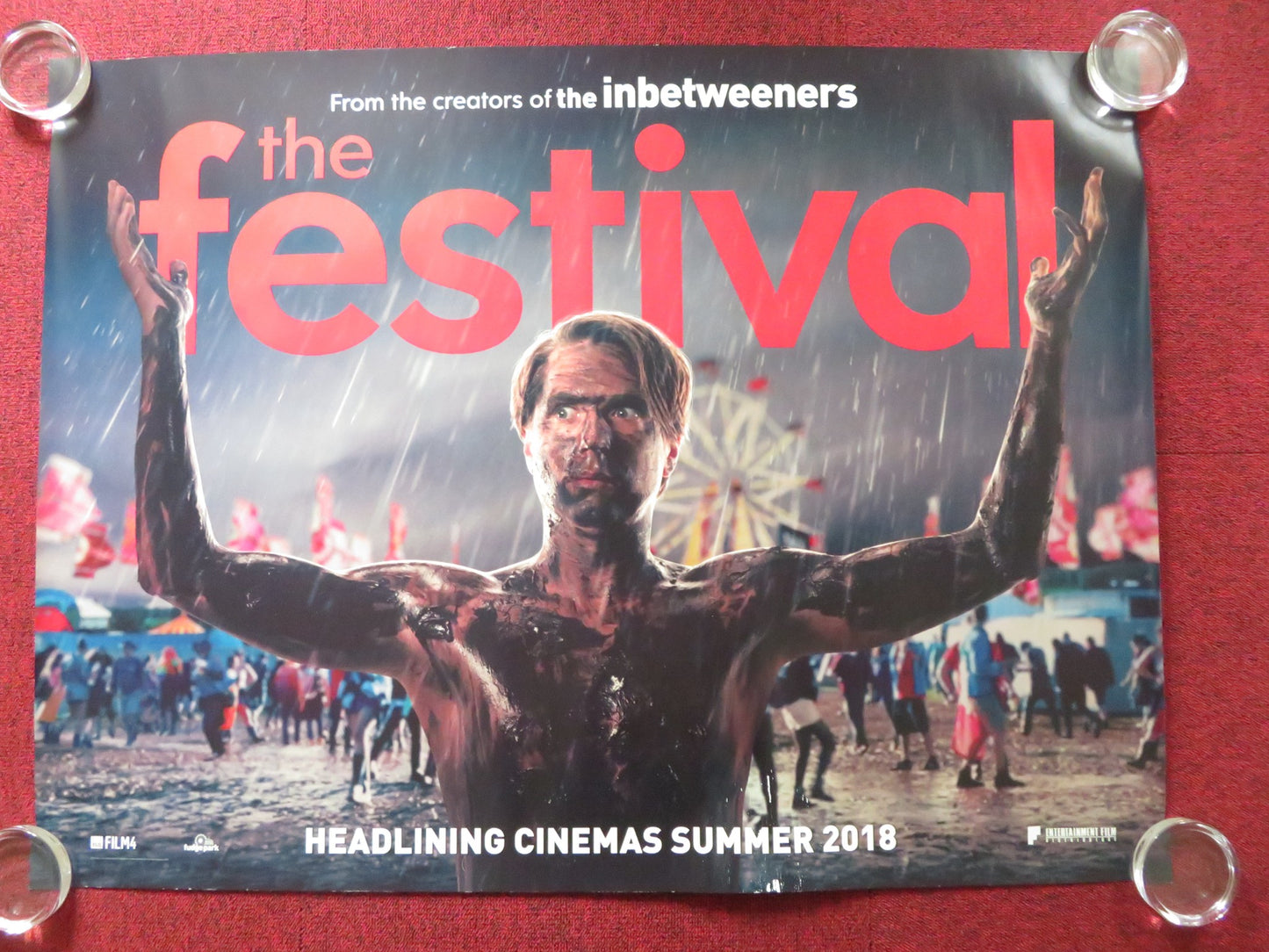 THE FESTIVAL UK QUAD (30"x 40") ROLLED POSTER JOE THOMAS HANNAH TOINTON 2018