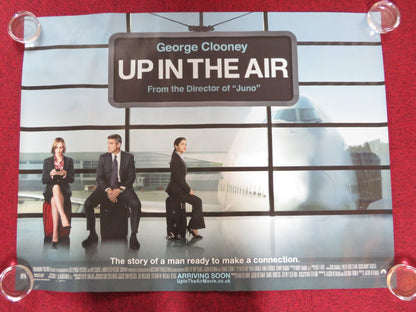 UP IN THE AIR UK QUAD ROLLED POSTER GEORGE CLOONEY ANNA KENDRICK 2009