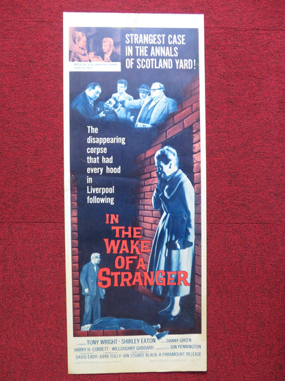 IN THE WAKE OF A STRANGER US INSERT (14"x 36") POSTER TONY WRIGHT S EATON 1960