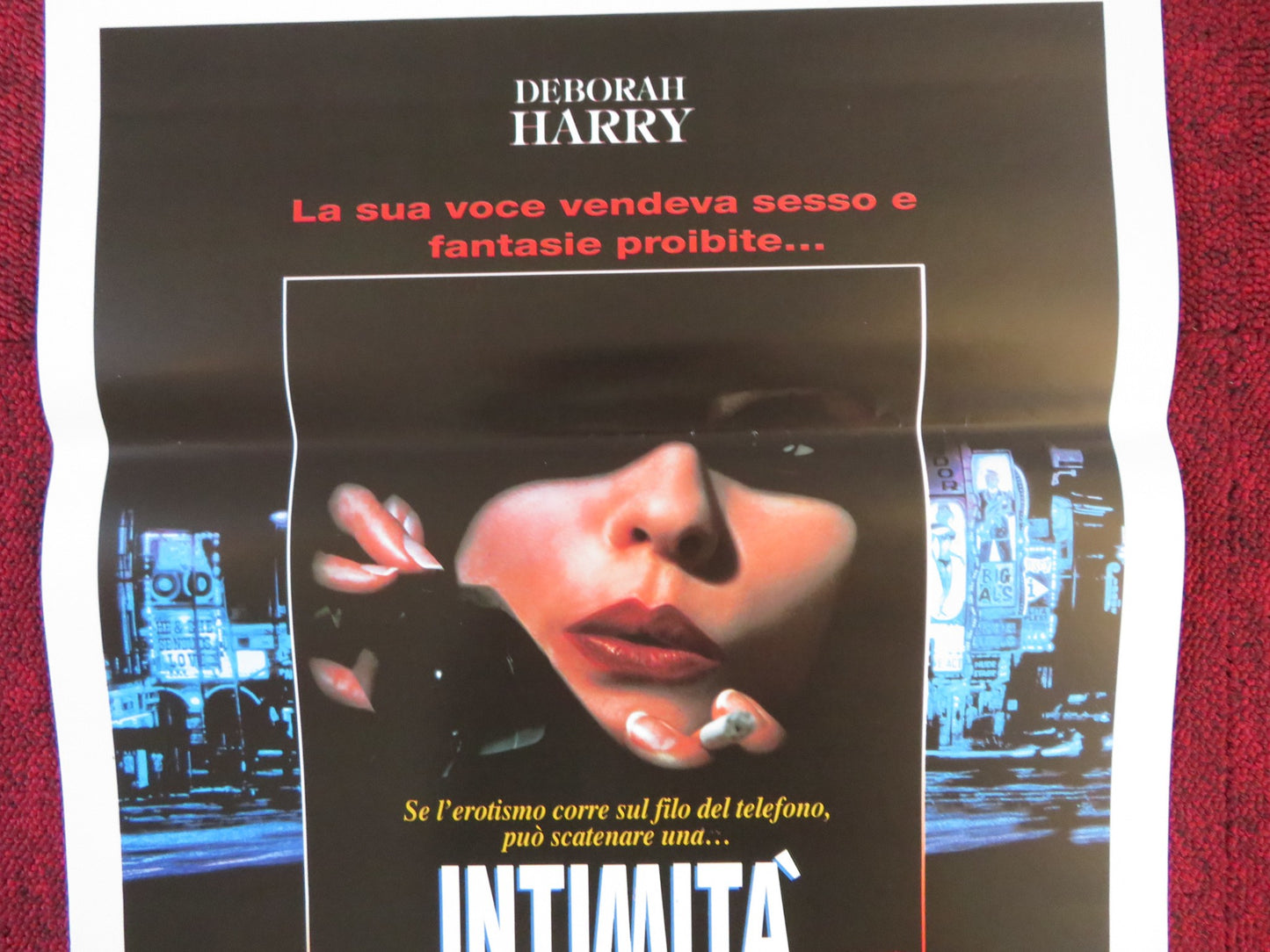 INTIMATE STRANGER ITALIAN LOCANDINA POSTER DEBORAH HARRY JAMES RUSSO 1992