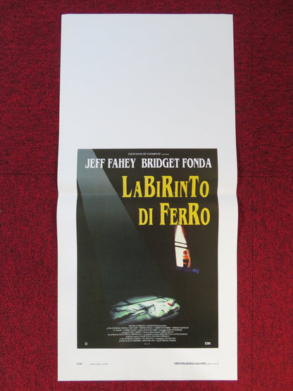 IRON MAZE ITALIAN LOCANDINA POSTER JEFF FAHEY BRIDGET FONDA 1993