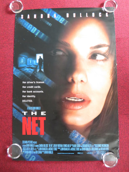 THE NET US ONE SHEET ROLLED POSTER SANDRA BULLOCK JEREMY NORTHAM 1995