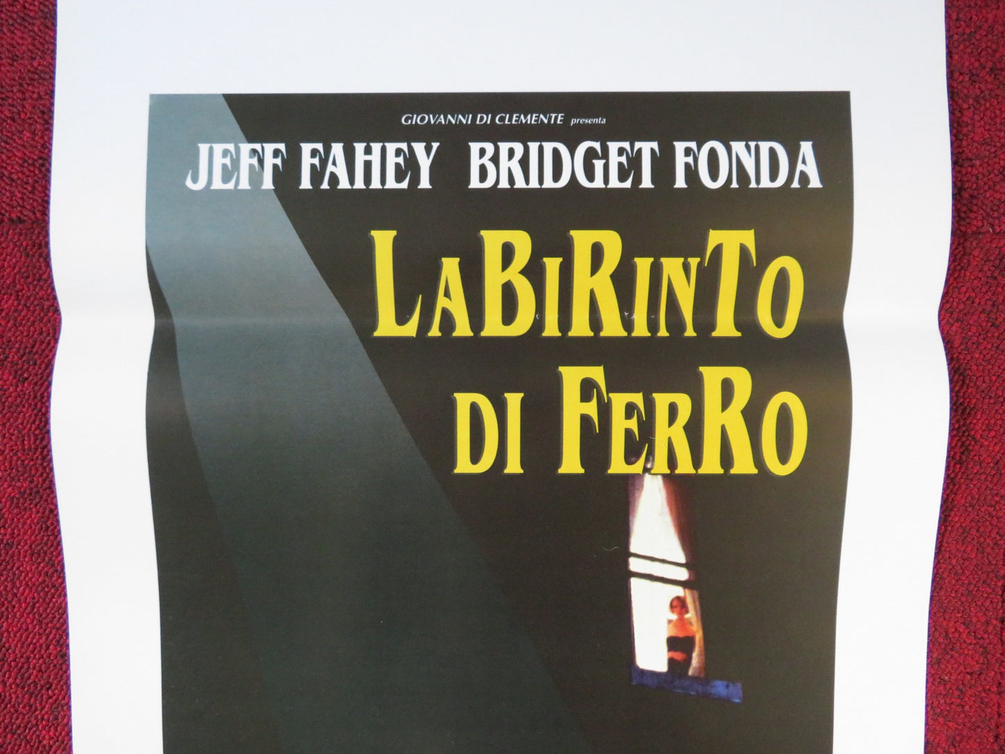 IRON MAZE ITALIAN LOCANDINA POSTER JEFF FAHEY BRIDGET FONDA 1993