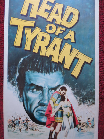 HEAD OF A TYRANT US INSERT (14"x 36") POSTER MASSIMO GIROTTI ISABELLE COREY 1960