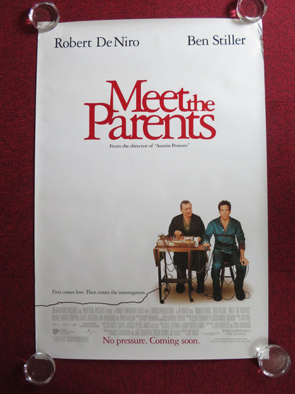 MEET THE PARENTS US ONE SHEET ROLLED POSTER BEN STILLER ROBERT DE NIRO 2000