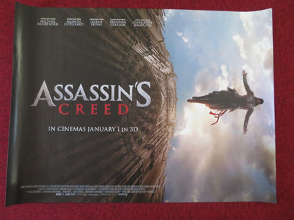 ASSASSIN'S CREED UK QUAD (30"x 40") ROLLED POSTER MICHAEL FASSBENDER 2016