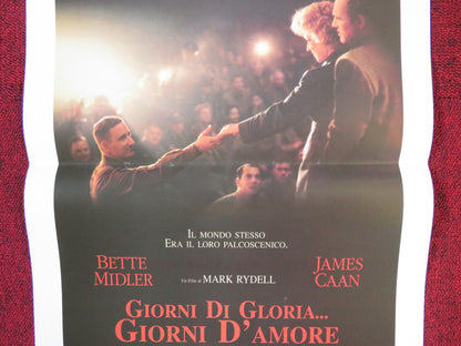 FOR THE BOYS ITALIAN LOCANDINA POSTER BETTE MIDLER JAMES CAAN 1991