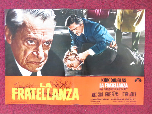 THE BROTHERHOOD - I ITALIAN FOTOBUSTA POSTER KIRK DOUGLAS ALEX CORD 1968