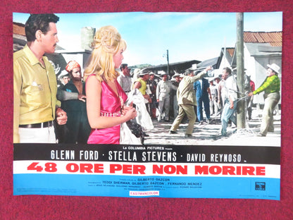 RAGE - A ITALIAN FOTOBUSTA POSTER GLENN FORD STELLA STEVENS 1966