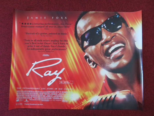 RAY UK QUAD (30"x 40") ROLLED POSTER JAMIE FOXX KERRY WASHINGTON 2004