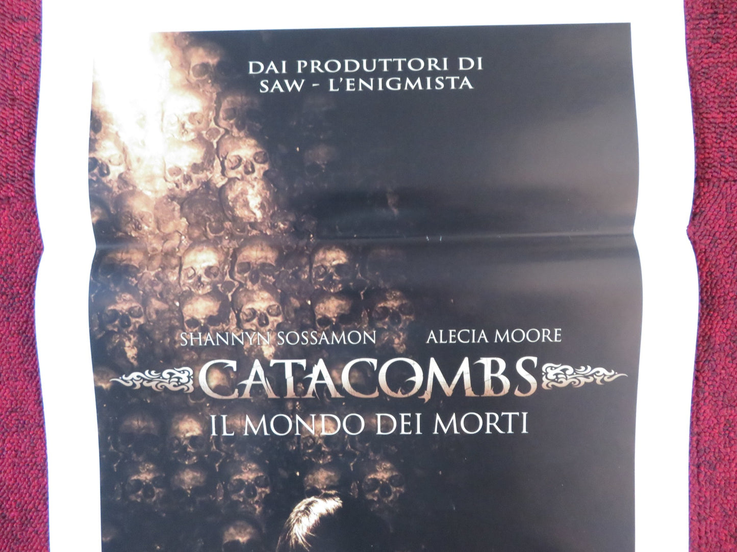 CATACOMBS ITALIAN LOCANDINA POSTER SHANNYN SOSSAMON ALECIA MOORE 2007