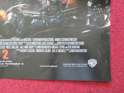 TERMINATOR 3:RISE OF THE MACHINES FOLDED US ONE SHEET POSTER SCHWARZENEGGER 2003