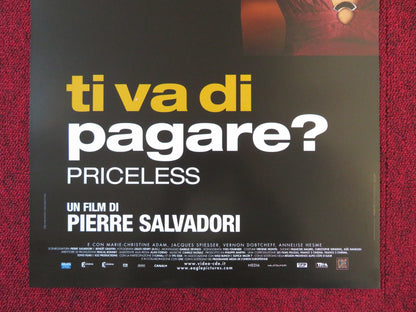 PRICELESS ITALIAN LOCANDINA POSTER AUDEY TAUTOU GAD ELMALEH 2007