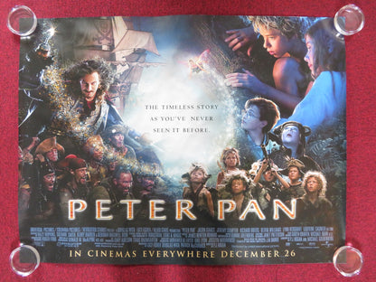 PETER PAN UK QUAD ROLLED POSTER JASON ISSACS JEREMY SUMPTER 2003