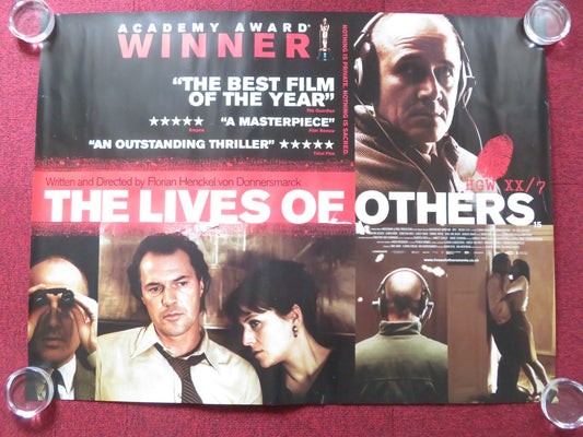 THE LIVES OF OTHERS UK QUAD (30"x 40") ROLLED POSTER MARTINA GEDECK 2006