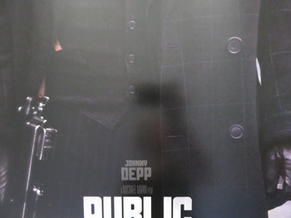 PUBLIC ENEMIES US ONE SHEET ROLLED POSTER JOHNNY DEPP CHRISTAIN BALE 2009