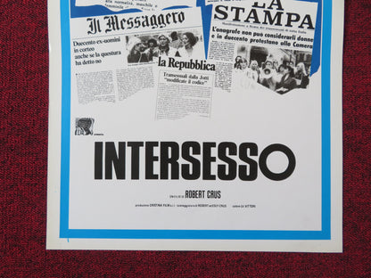 INTERSESSO ITALIAN LOCANDINA POSTER ROBERT CRUS ESLY CRUS 1981