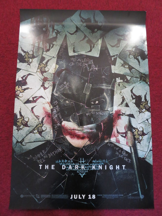 THE DARK KNIGHT US ONE SHEET ROLLED POSTER CHRISTIAN BALE HEATH LEDGER 2008