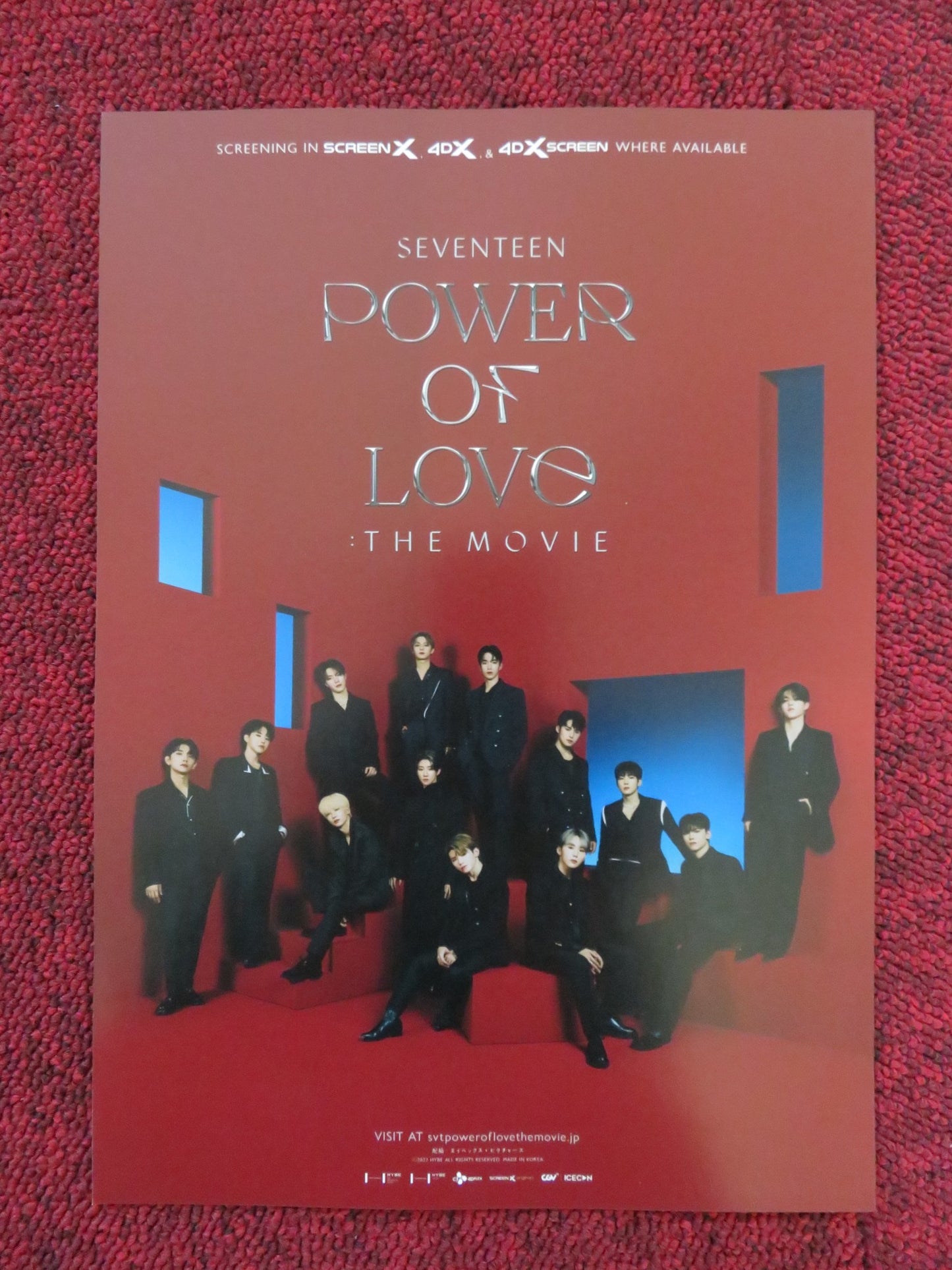 SEVENTEEN POWER OF LOVE JAPANESE CHIRASHI (B5) POSTER OH YOON-DONG 2022