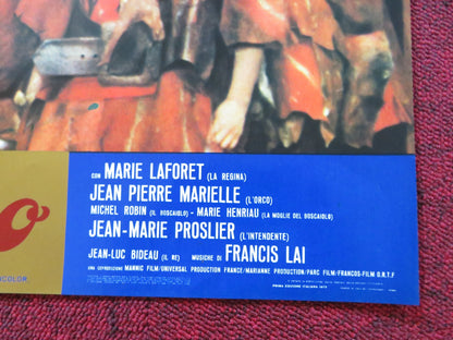 TOM THUMB- J ITALIAN FOTOBUSTA POSTER MARIE LAFORET JEAN PIERRE MARIELLE 1972