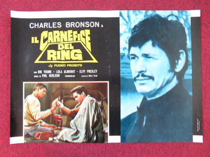 KID GALAHAD - D ITALIAN FOTOBUSTA POSTER CHARLES BRONSON ELVIS PRESLEY 1962