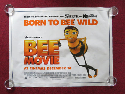 BEE MOVIE UK QUAD ROLLED POSTER JERRY SEINFELD RENEE ZELLWEGER 2007