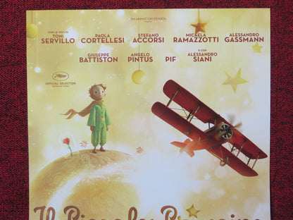 THE LITTLE PRINCE ITALIAN LOCANDINA POSTER JEFF BRIDGES MACKENZIE FOY 2015