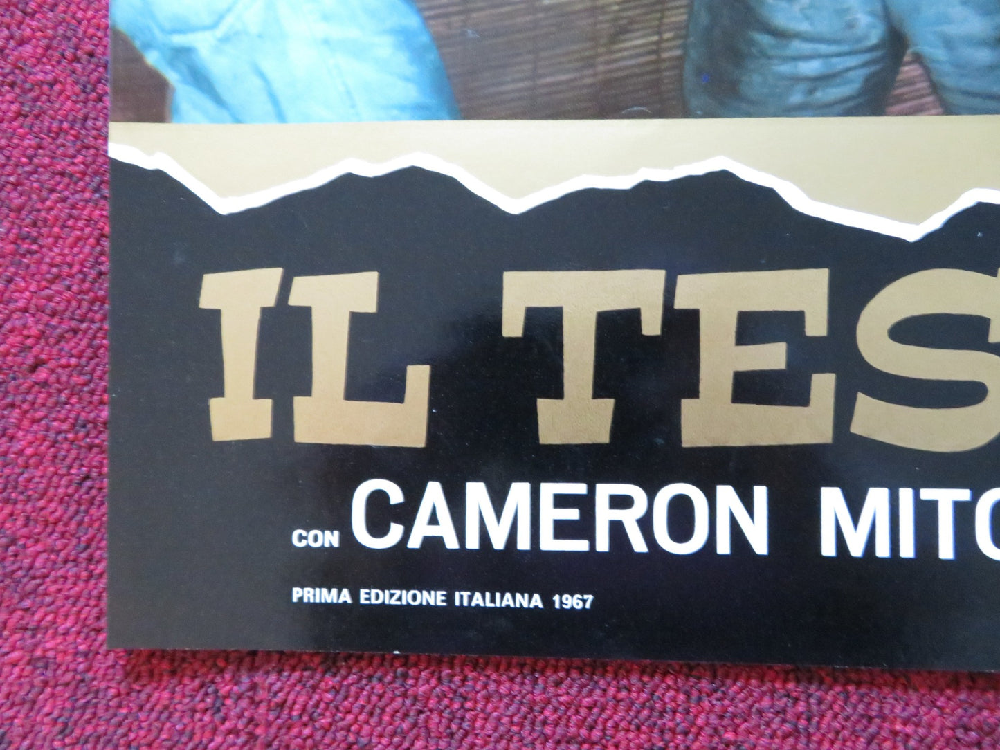 IL TESORO DI MAKUBA- C ITALIAN FOTOBUSTA POSTER CAMERON MITCHELL MARIA CRUZ 1967