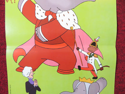 BABAR: KING OF THE ELEPHANTS ITALIAN LOCANDINA POSTER PHILIP WILLIAMS 2014