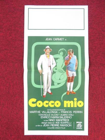 COCCO MIO / GROS CALIN ITALIAN LOCANDINA POSTER JEAN CARMET M. VILLALONGA 1980