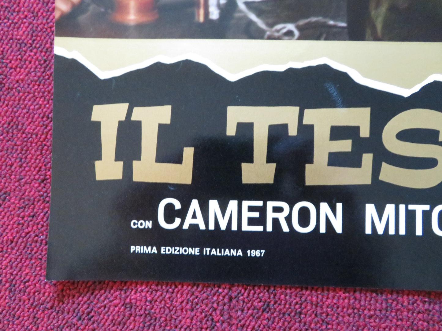 IL TESORO DI MAKUBA- G ITALIAN FOTOBUSTA POSTER CAMERON MITCHELL MARIA CRUZ 1967