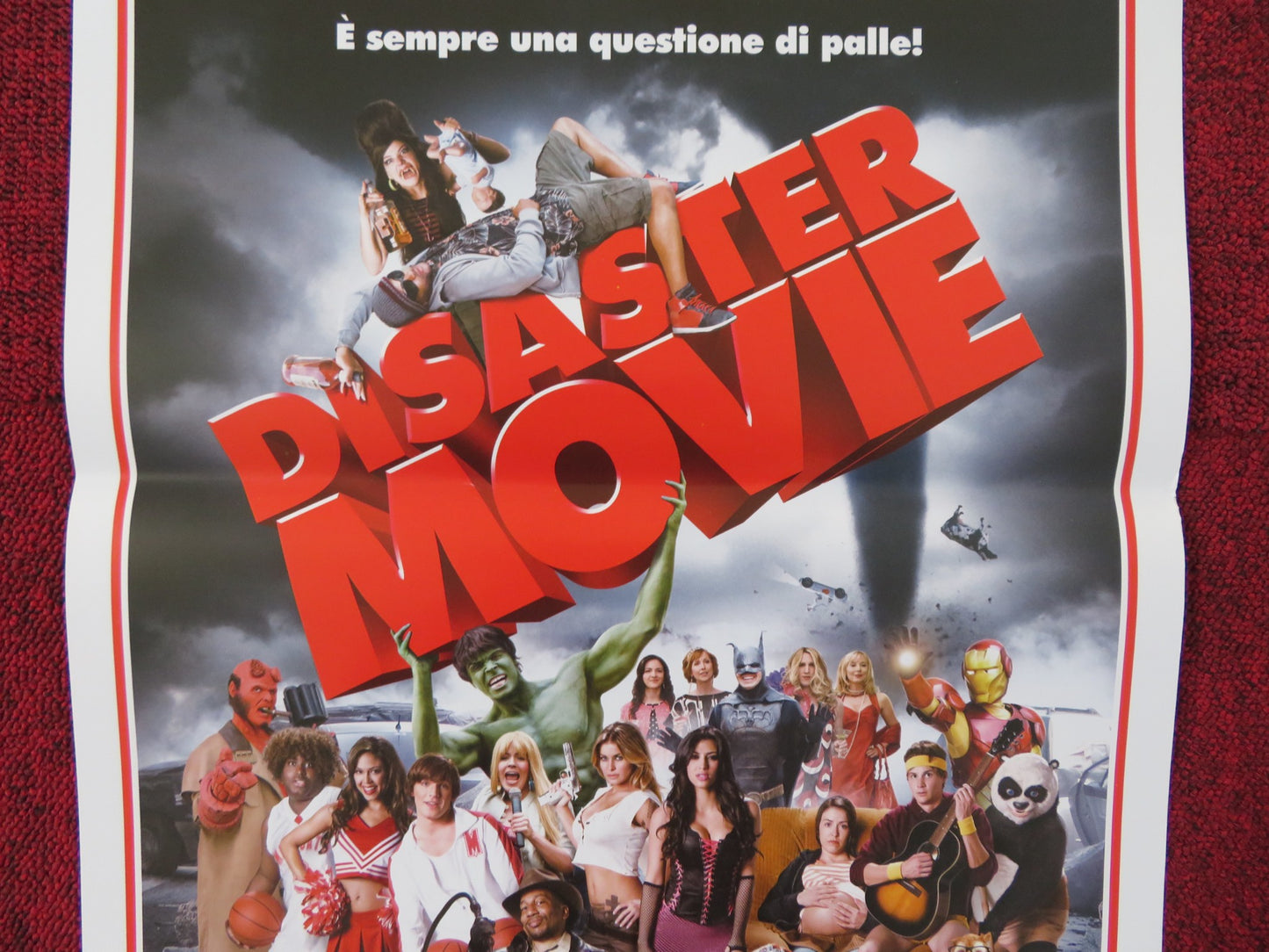 DISASTER MOVIE ITALIAN LOCANDINA POSTER MATT LANTER VANESSA MINNILLO 2008