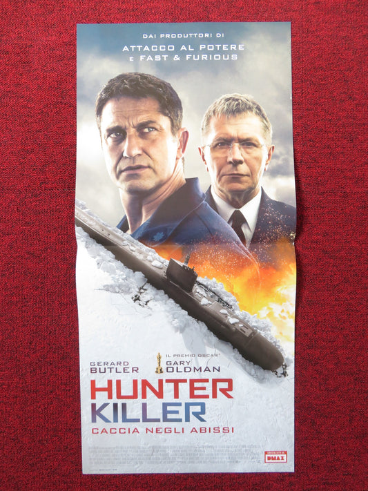 HUNTER KILLER ITALIAN LOCANDINA POSTER GERARD BUTLER GARY OLDMAN 2018