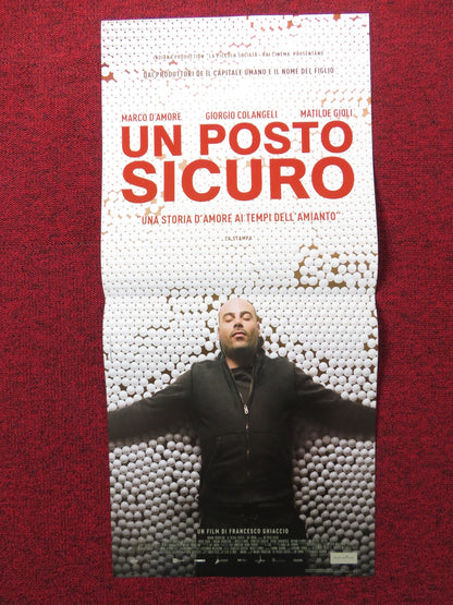 UN POSTO SICURO ITALIAN LOCANDINA POSTER MARCO D'AMORE GIORGIO COLANGELI 2015